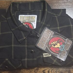 Women's DIXXON Black and Gold Women's Button Down Shirt